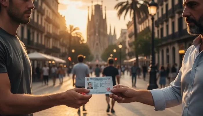 persona dando nie a otra persona